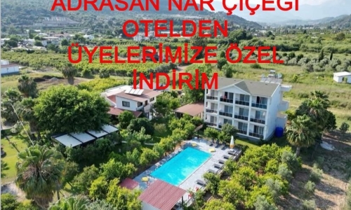 ADRASAN NAR ÇİÇEĞİ'NDEN ÜYELERİMİZE ÖZEL İNDİRİM