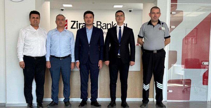 ÇOĞUN VE KARAOĞLU, ZİRAAT BANKASI OSMANİYE SUNBAS, KADİRLİ İLE HALKBANK KADİRLİ ŞUBELERİNİ ZİYARET ETTİ