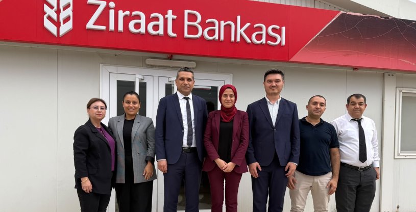 ÇOĞUN, ZİRAAT VE HALK BANKASI İSLAHİYE, HASSA ŞUBELERİNİ ZİYARET ETTİ
