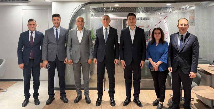 ÇOĞUN İLE PEKTAŞ, ZİRAAT BANKASI GAZİANTEP BÖLGE BAŞKANI AY'I ZİYARET ETTİ