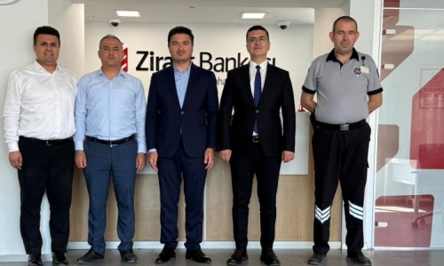 ÇOĞUN VE KARAOĞLU, ZİRAAT BANKASI OSMANİYE SUNBAS, KADİRLİ İLE HALKBANK KADİRLİ ŞUBELERİNİ ZİYARET ETTİ